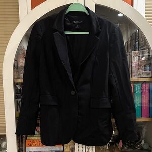 Rachel Zoe Women's Black Pinstripe Blazer